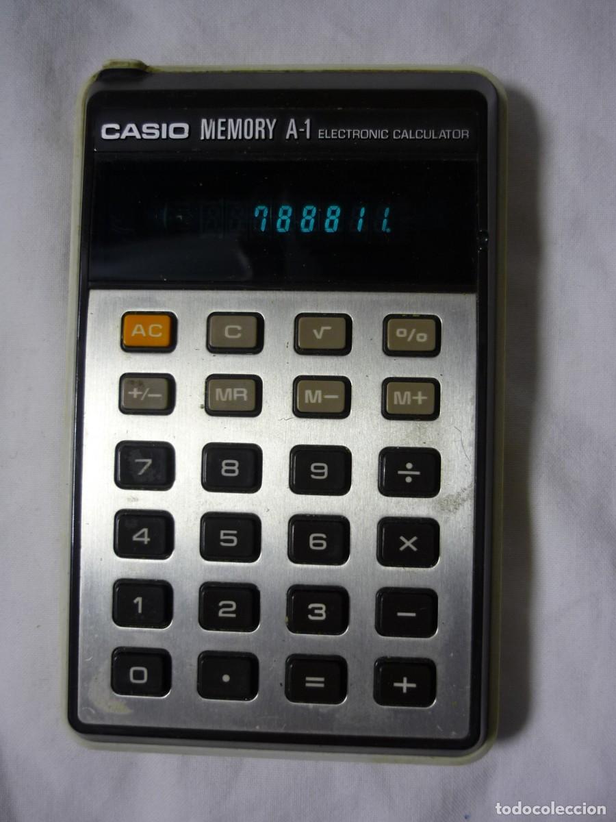 Antig&uuml;edades: Calculadora Casio Memory A-1 funcionando - Foto 3