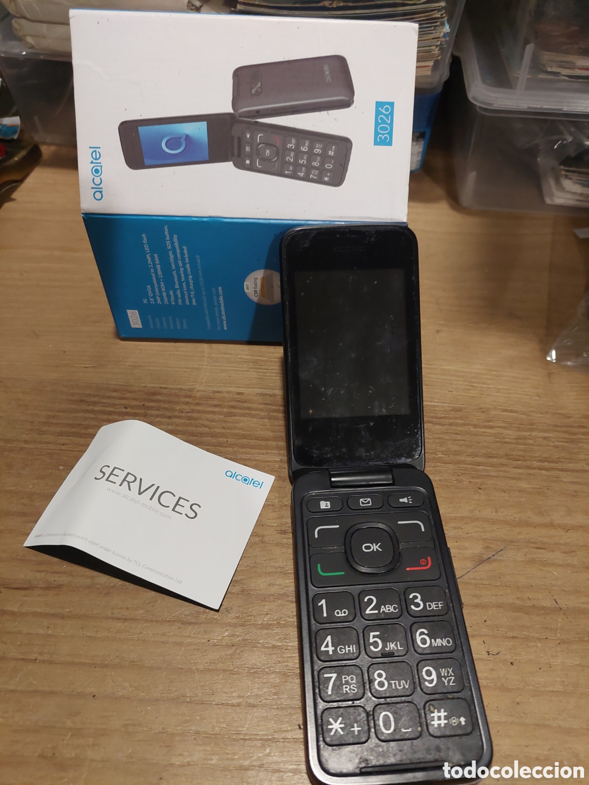 Tel&eacute;fonos: TELEFONO ALCATEL CON CAJA USADO - Foto 1