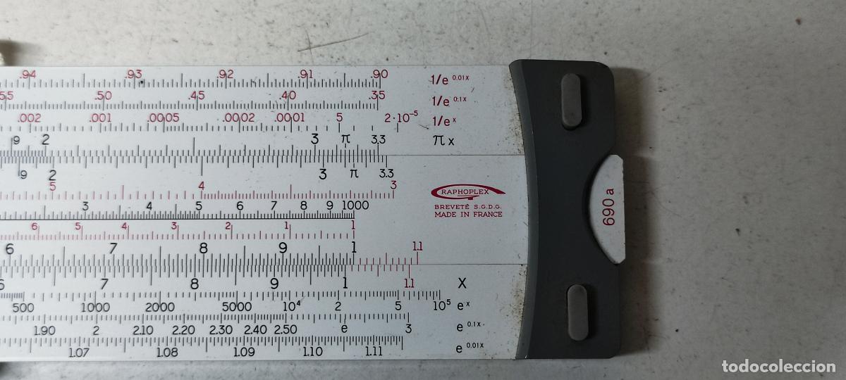 Antig&uuml;edades: ANTIGUA REGLA DE CALCULO GRAPHOPLEX MODELO 690A - Foto 2
