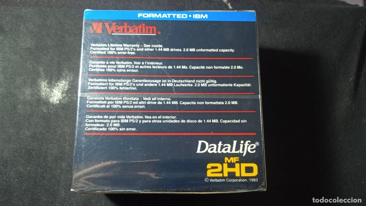 Antig&uuml;edades: Caja Verbatim datalife MF 2HD. - Foto 2