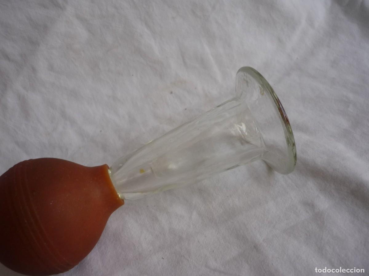 Antig&uuml;edades: Extractor de leche, goma y vidrio, funcionando, Chicco - Foto 6