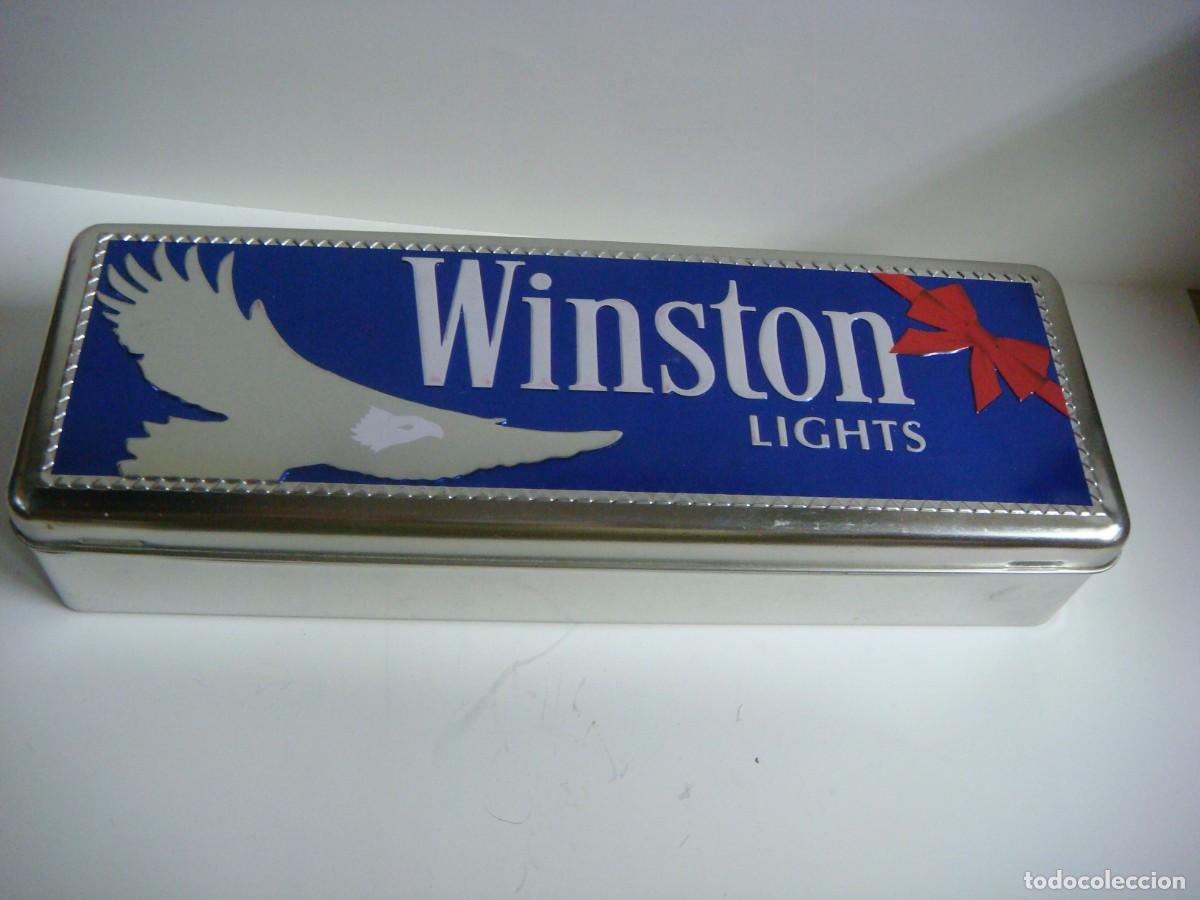 Antig&uuml;edades: CAJA METALICA DE WINSTON LIGHTS-(&) - Foto 1