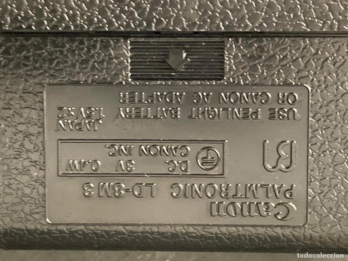 Antig&uuml;edades: CALCULADORA CANON PALMTRONIC 8M - EN FUNCIONAMIENTO - Foto 2