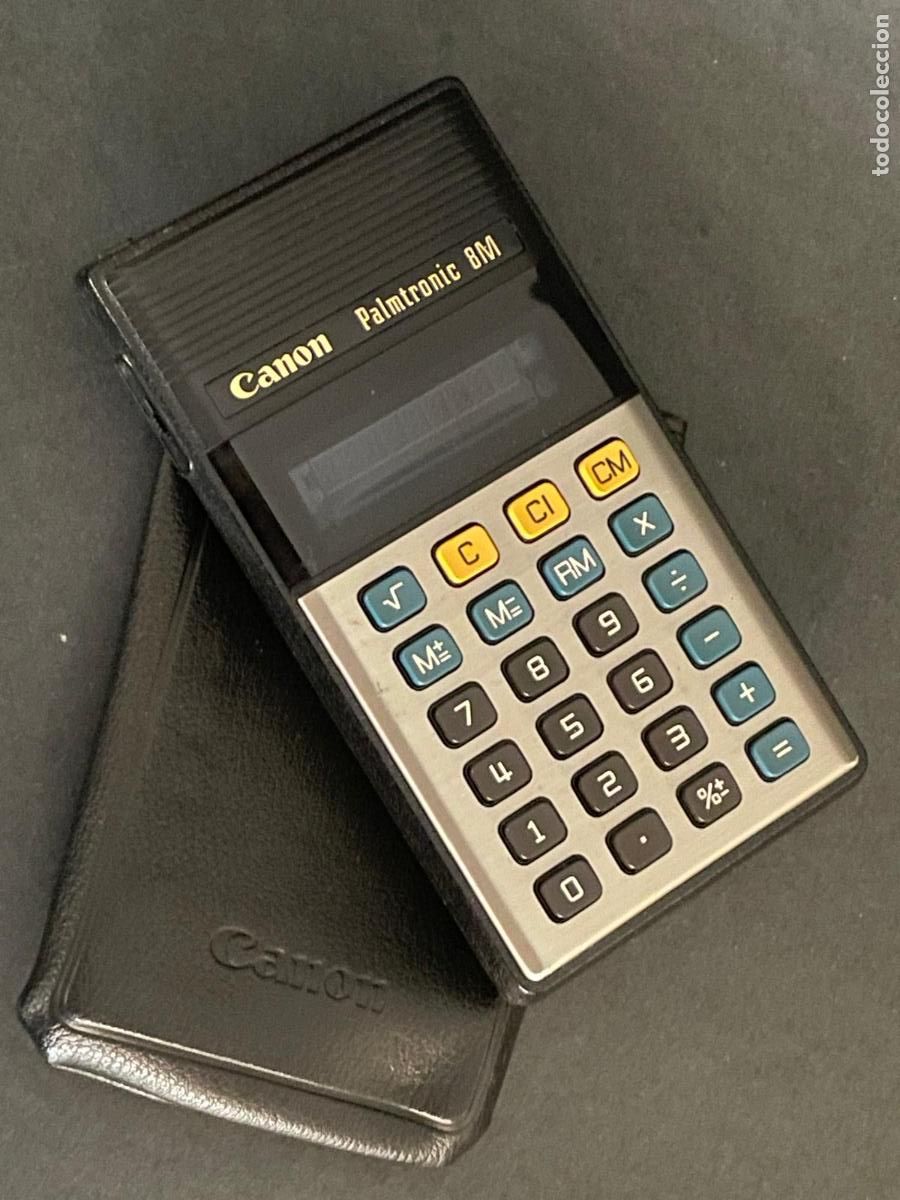 Antig&uuml;edades: CALCULADORA CANON PALMTRONIC 8M - EN FUNCIONAMIENTO - Foto 1