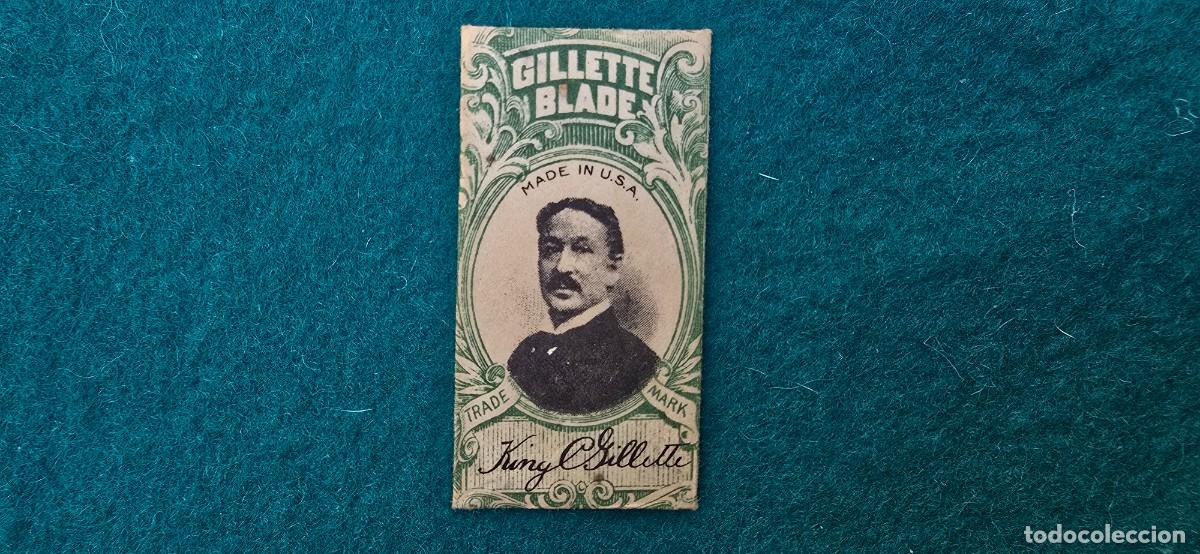 Antig&uuml;edades: HOJA DE AFEITAR GILLETTE BLADE KING - Foto 1