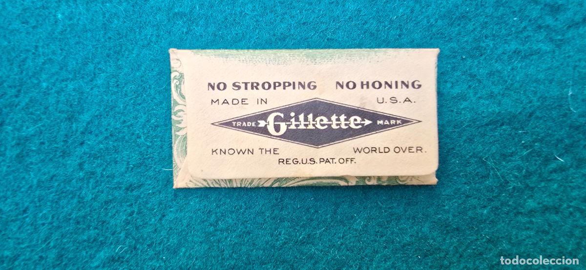 Antig&uuml;edades: HOJA DE AFEITAR GILLETTE BLADE KING - Foto 2