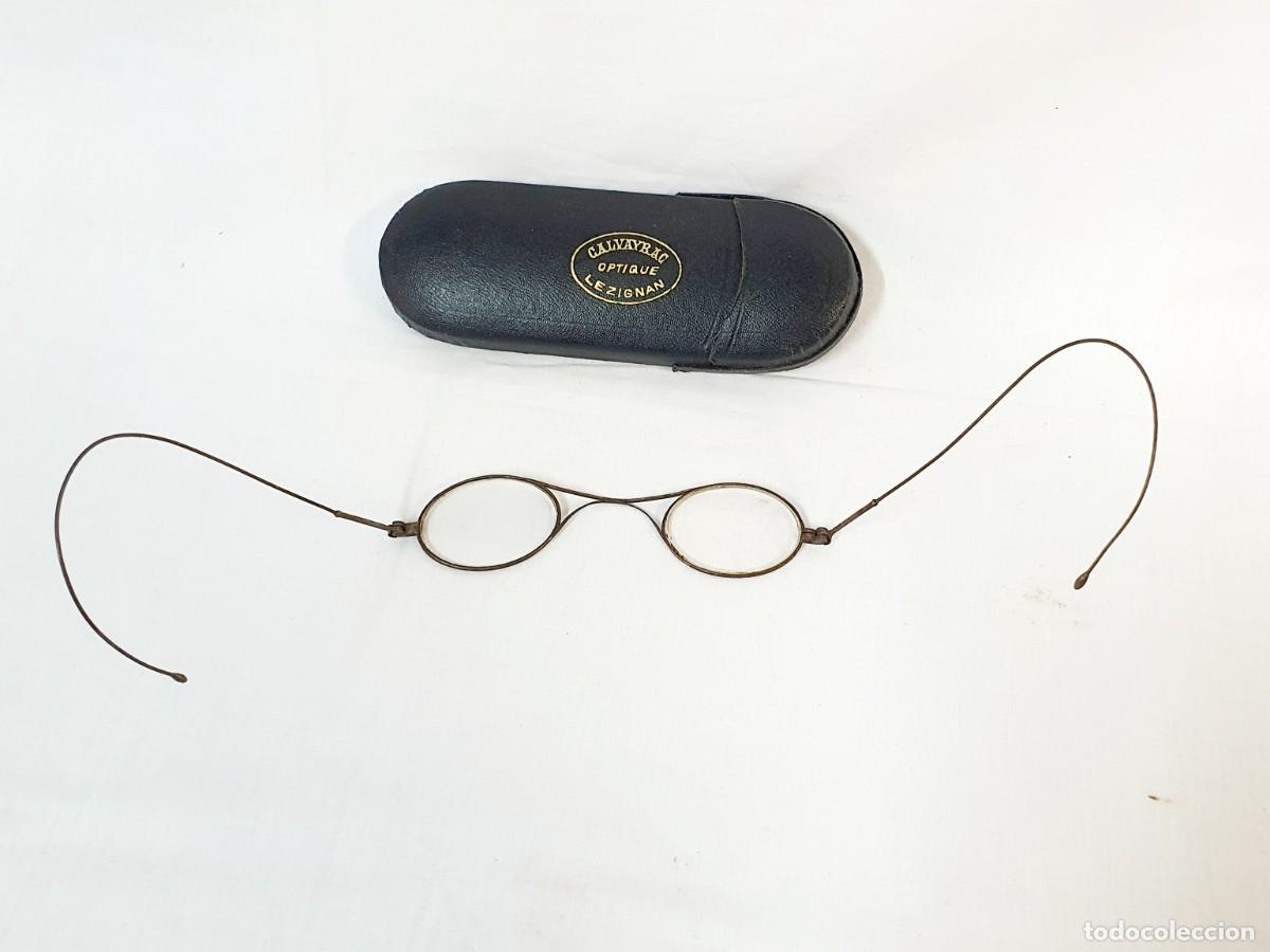 Antig&uuml;edades: Gafas y estuche. 1900. - Foto 2