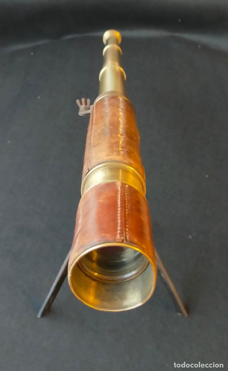 Antig&uuml;edades: Telescopio de librer&iacute;a de Newton & Co. con tr&iacute;pode. a&ntilde;o de 1850 - Foto 4