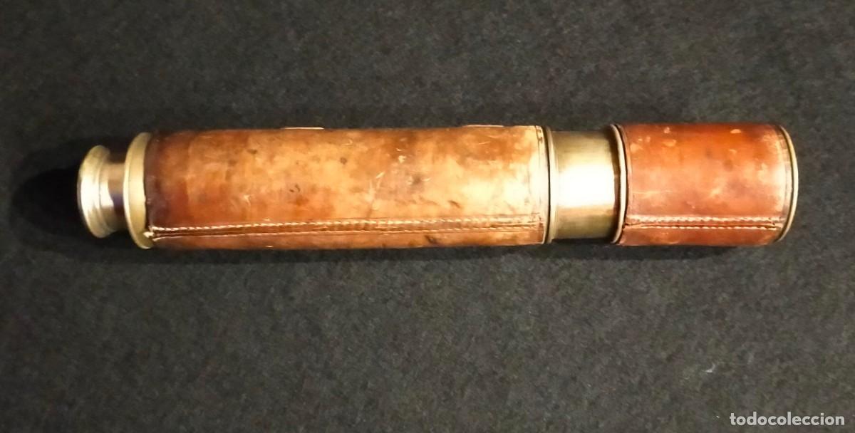 Antig&uuml;edades: Telescopio de librer&iacute;a de Newton & Co. con tr&iacute;pode. a&ntilde;o de 1850 - Foto 17