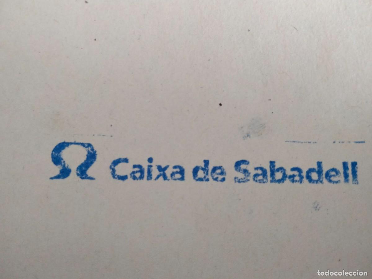 Antig&uuml;edades: ANTIGUO TROQUEL DE IMPRENTA CAIXA DE SABADELL - Foto 2