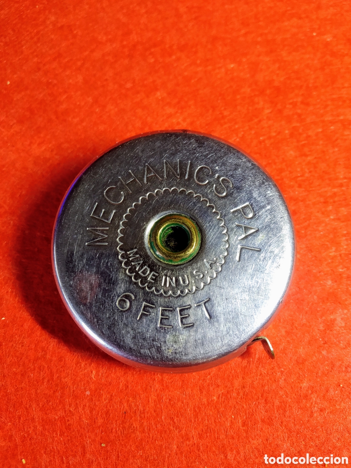 Antig&uuml;edades: ANTIGUO METRO DE CARPINTERO DE 2 M. U.S.A. - Foto 1