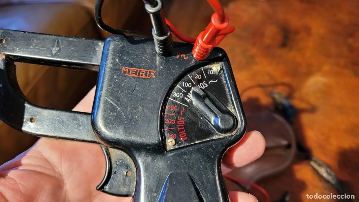 Antig&uuml;edades: ELECTROPINZA AMPERIM&Eacute;TRICA MARCA GEICO METRIX CON CABLES Y FUNDA. - Foto 4