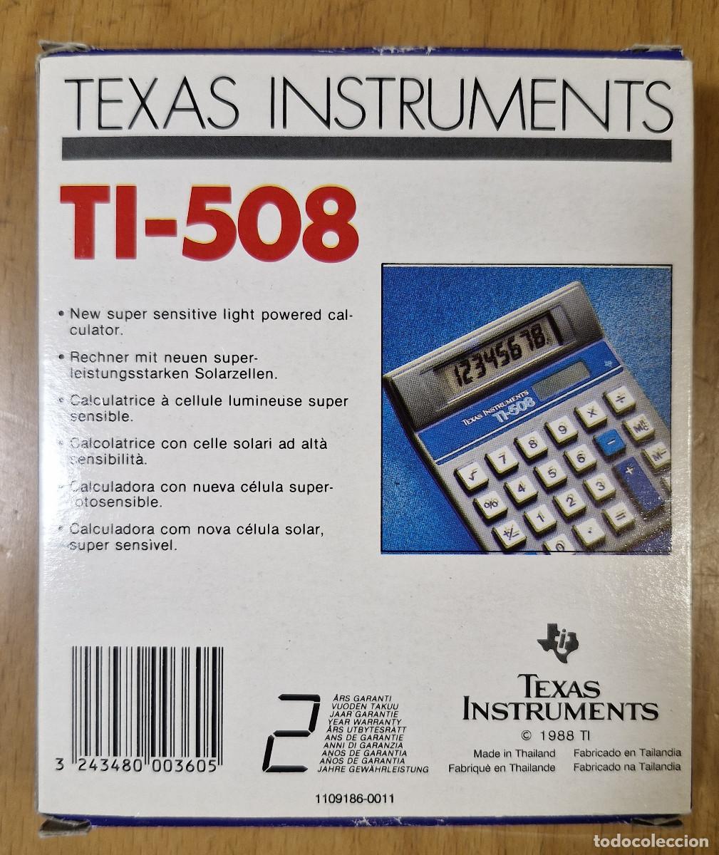 Antig&uuml;edades: Calculadora Texas Instruments TI-508 - Foto 4