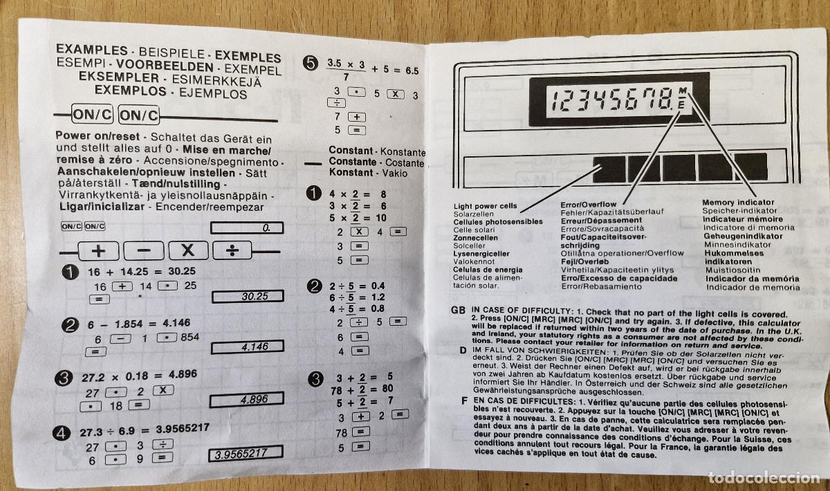 Antig&uuml;edades: Calculadora Texas Instruments TI-508 - Foto 6