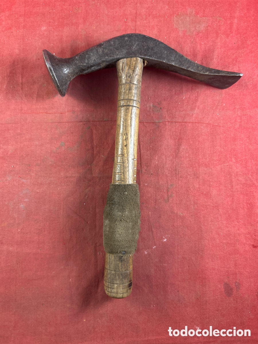 Antig&uuml;edades: ANTIGUO MARTILLO DE FORJA ZAPATERO - Foto 1
