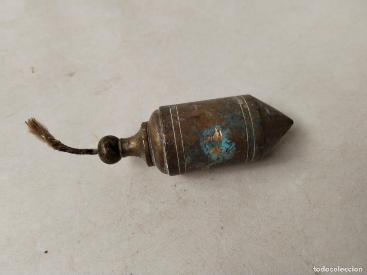 Antig&uuml;edades: plomada de alba&ntilde;il en bronce - Foto 2