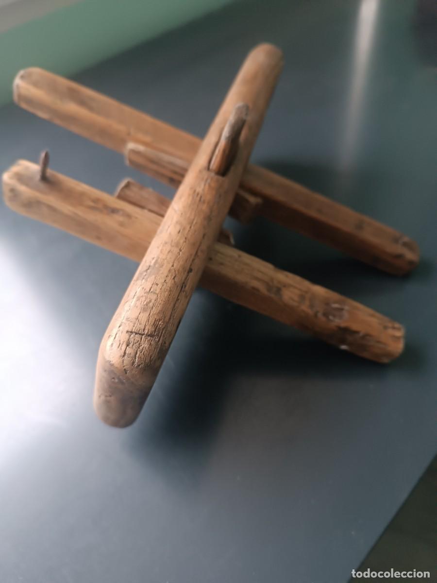 Antig&uuml;edades: Gramil de carpintero con doble medida. - Foto 1