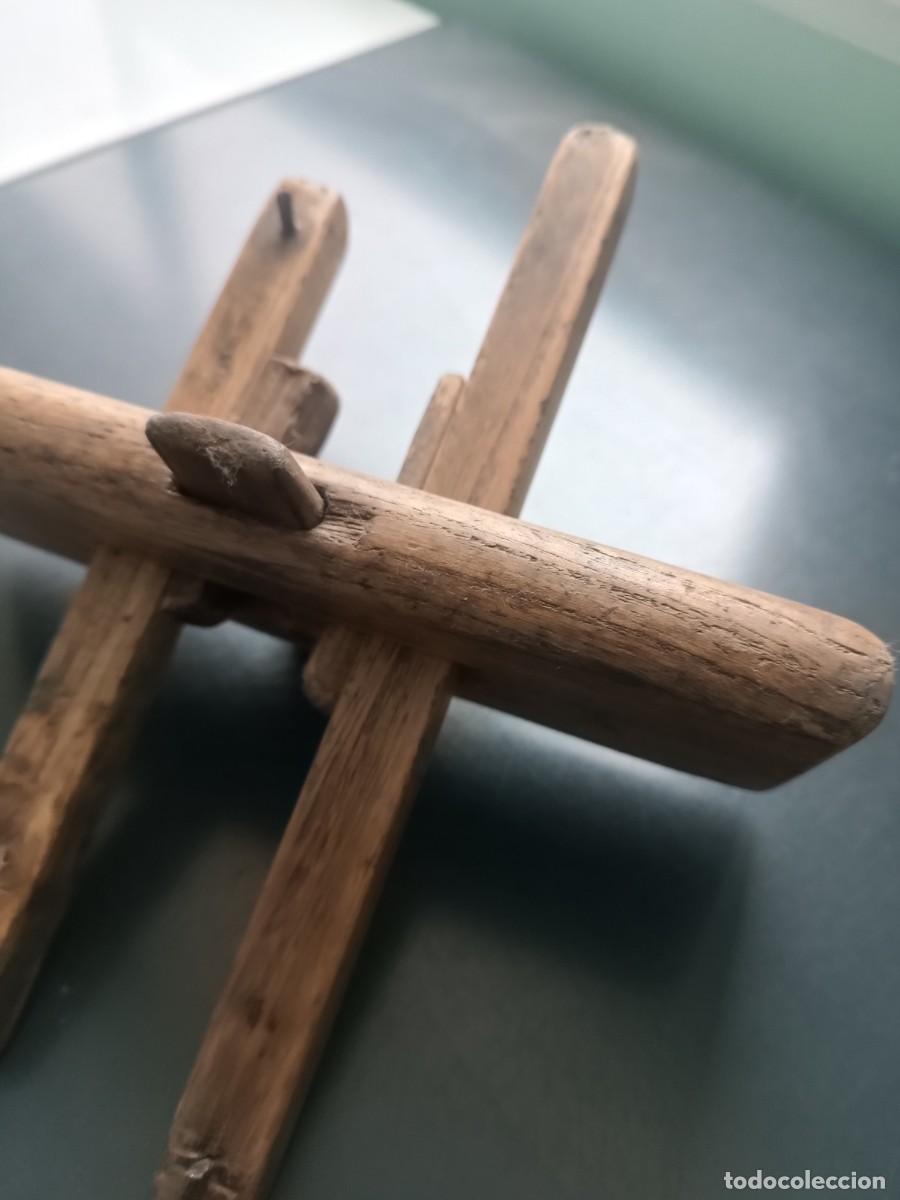 Antig&uuml;edades: Gramil de carpintero con doble medida. - Foto 3