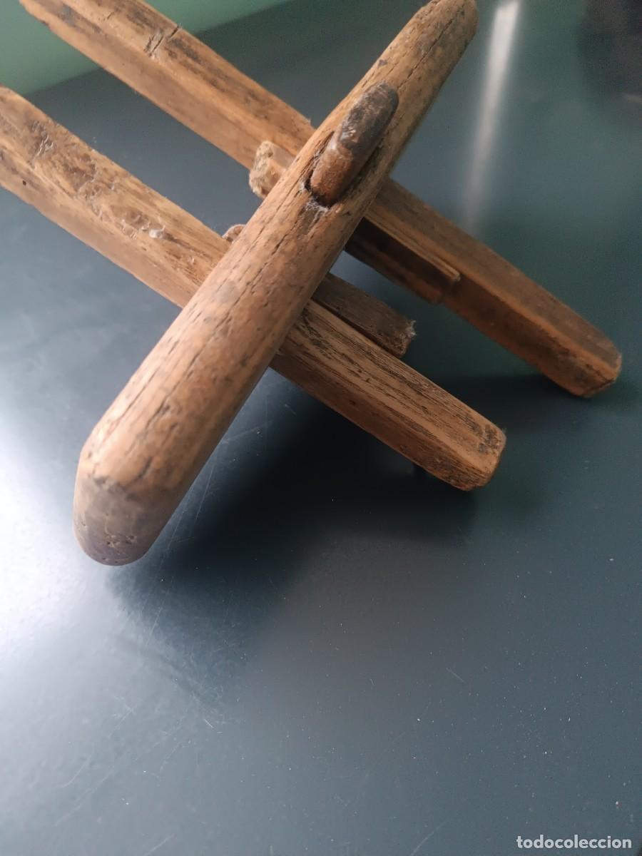 Antig&uuml;edades: Gramil de carpintero con doble medida. - Foto 6