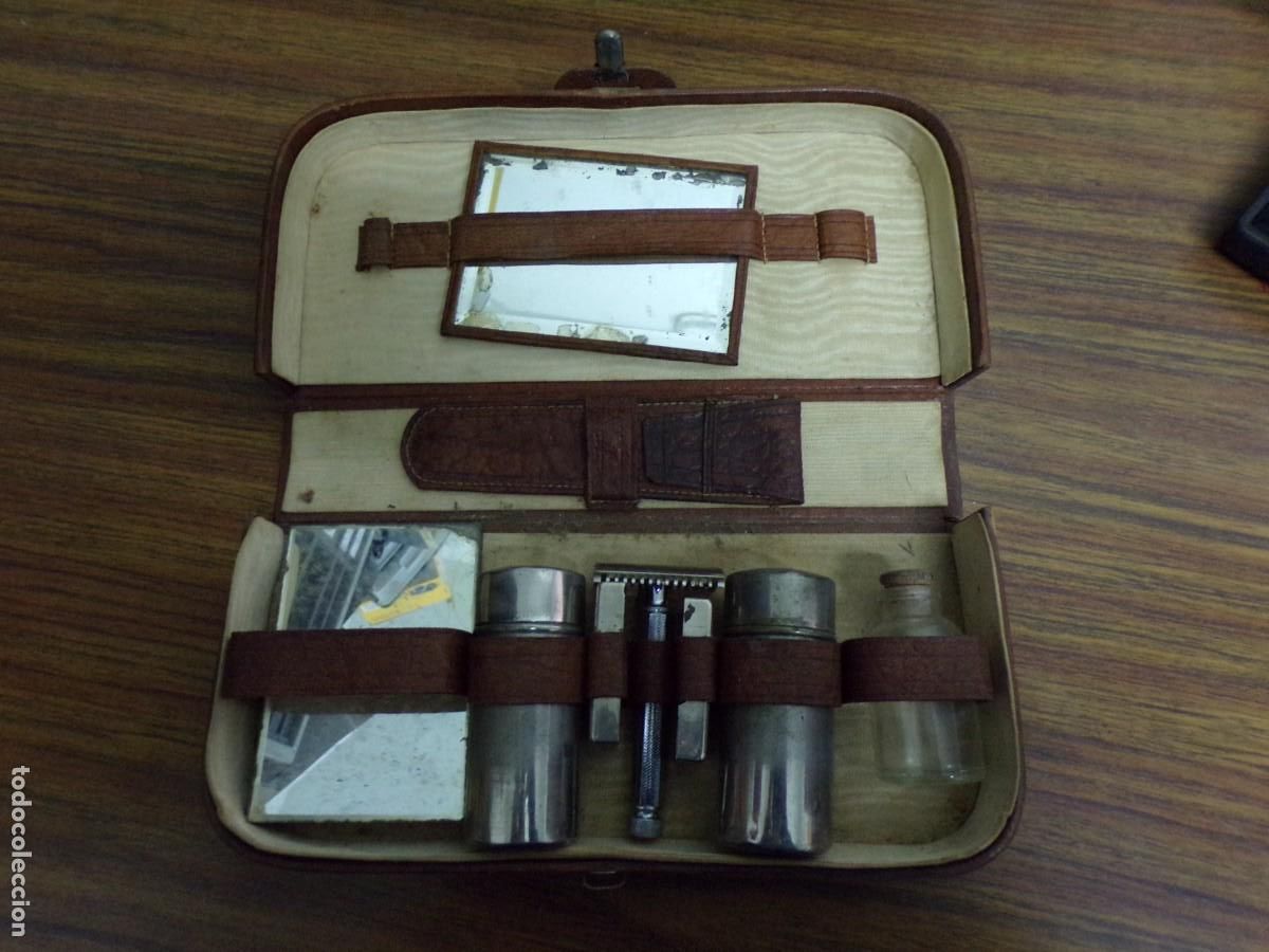 Antig&uuml;edades: ESTAMOS LIQUIDANDO. Estuche de afeitar vintage - Foto 1