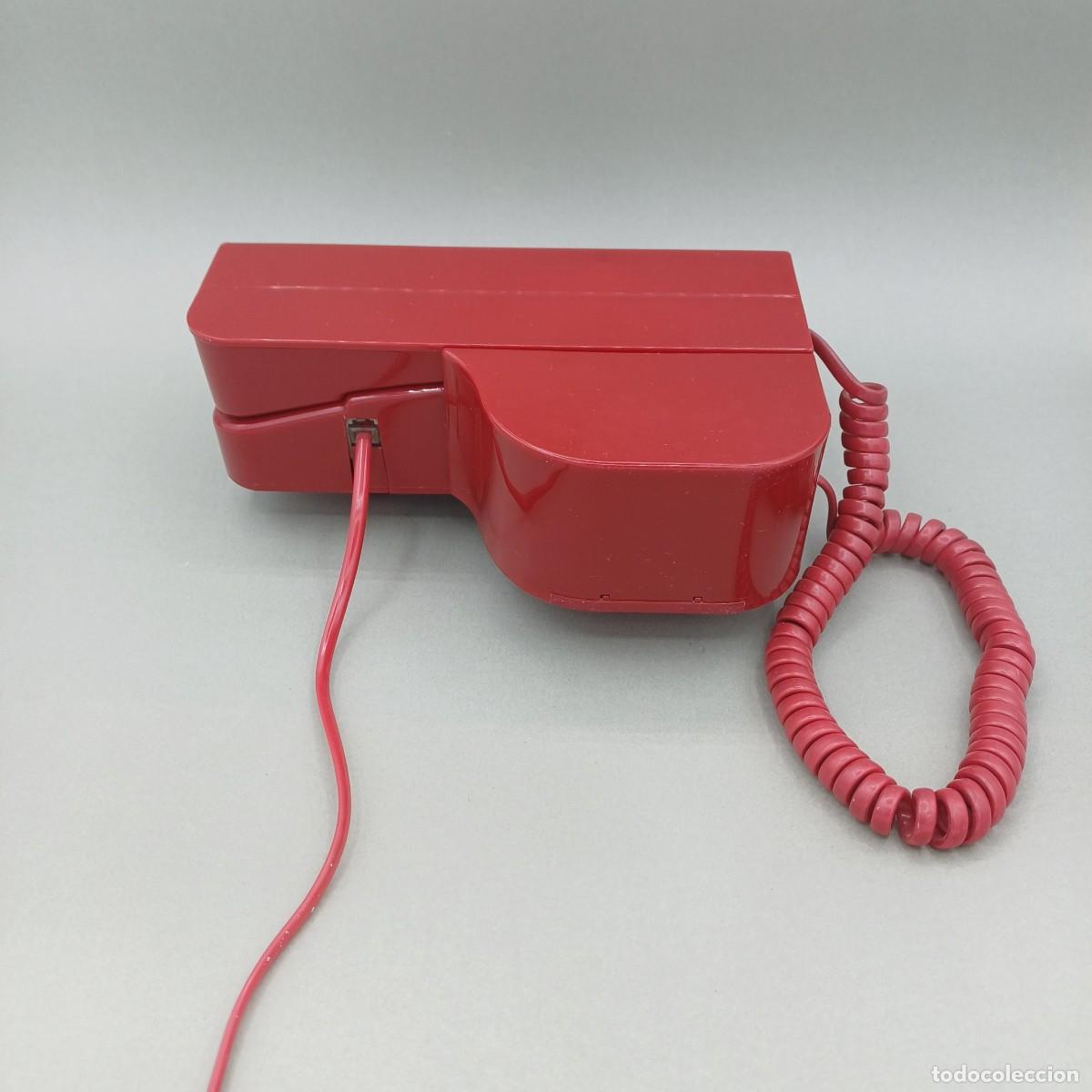 Tel&eacute;fonos: Tel&eacute;fono con forma de piano rojo - Foto 4