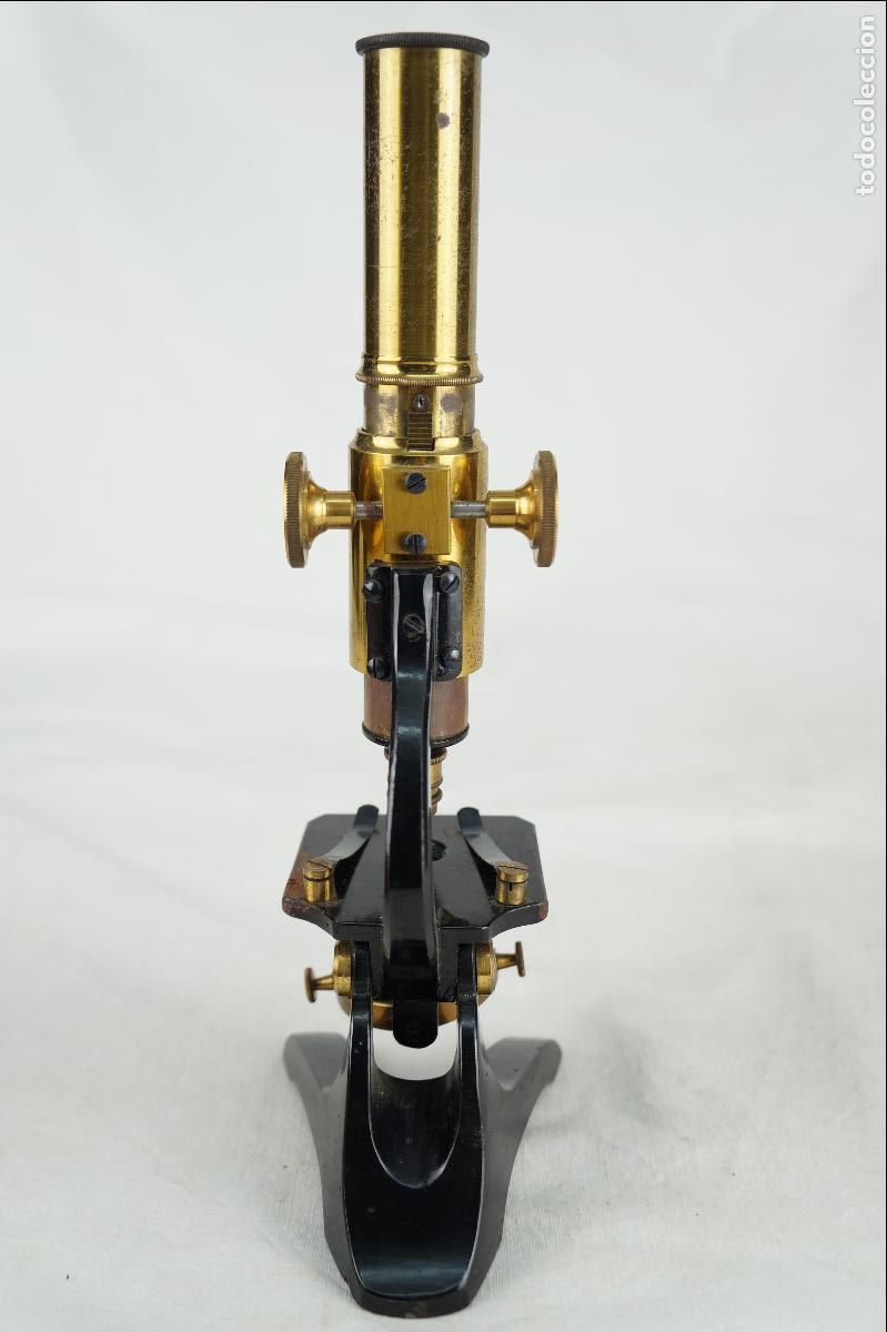 Antig&uuml;edades: Microscopio monocular de estudio, siglo XIX - Foto 5
