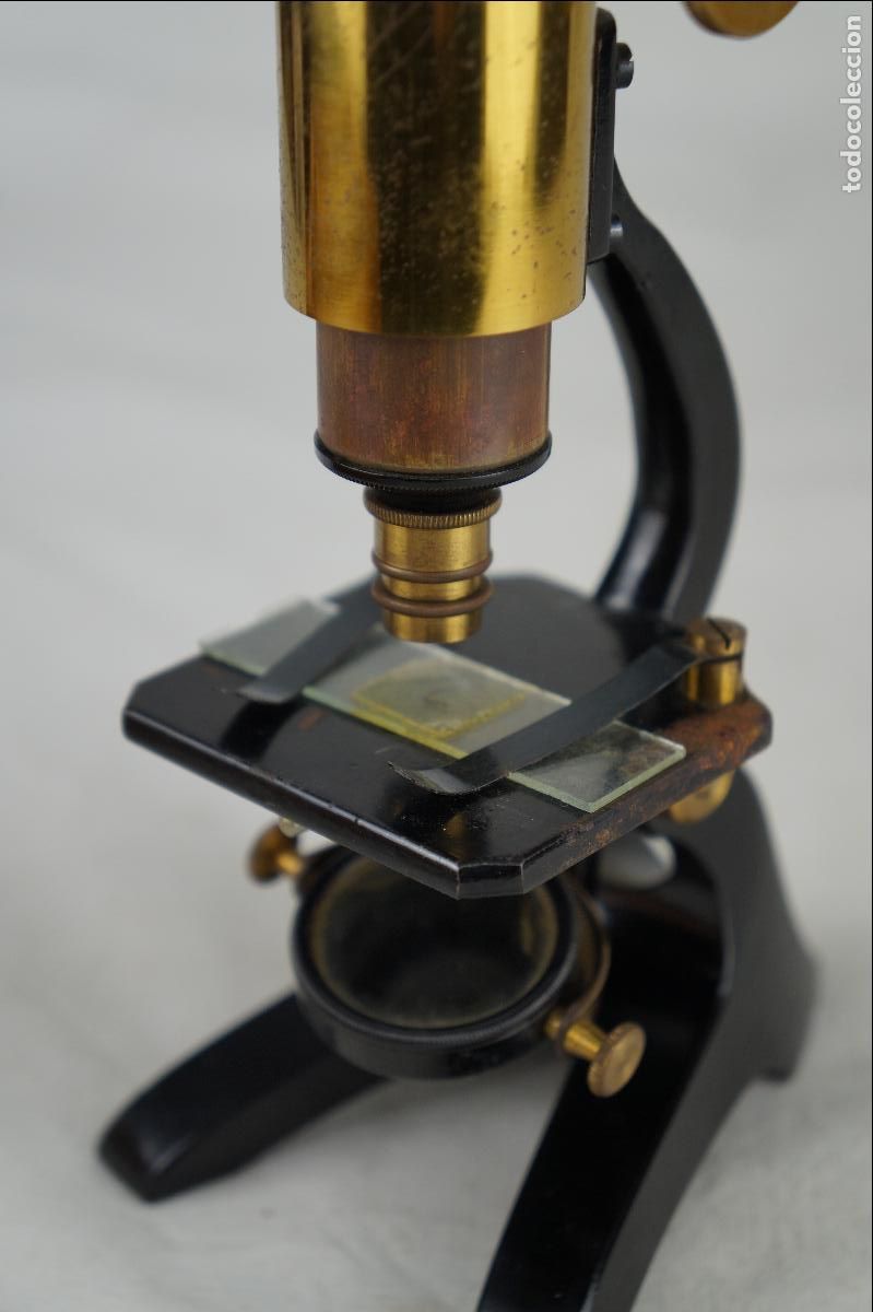 Antig&uuml;edades: Microscopio monocular de estudio, siglo XIX - Foto 6