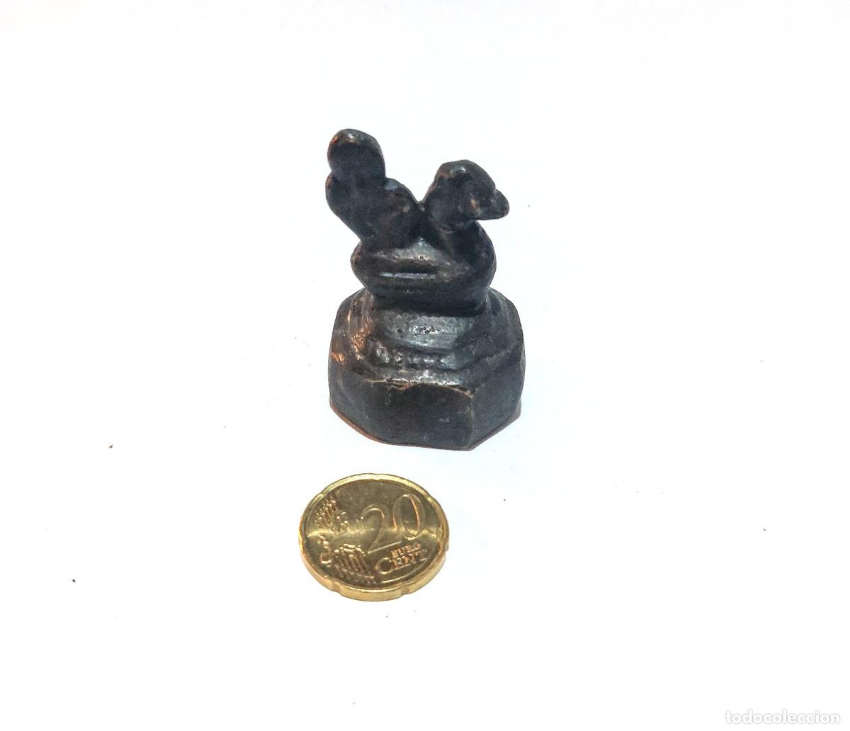 Antig&uuml;edades: Antiguo Ponderal de bronce - Siglo XIX - Foto 3