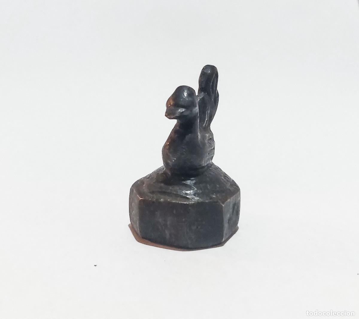 Antig&uuml;edades: Antiguo Ponderal de bronce - Siglo XIX - Foto 4