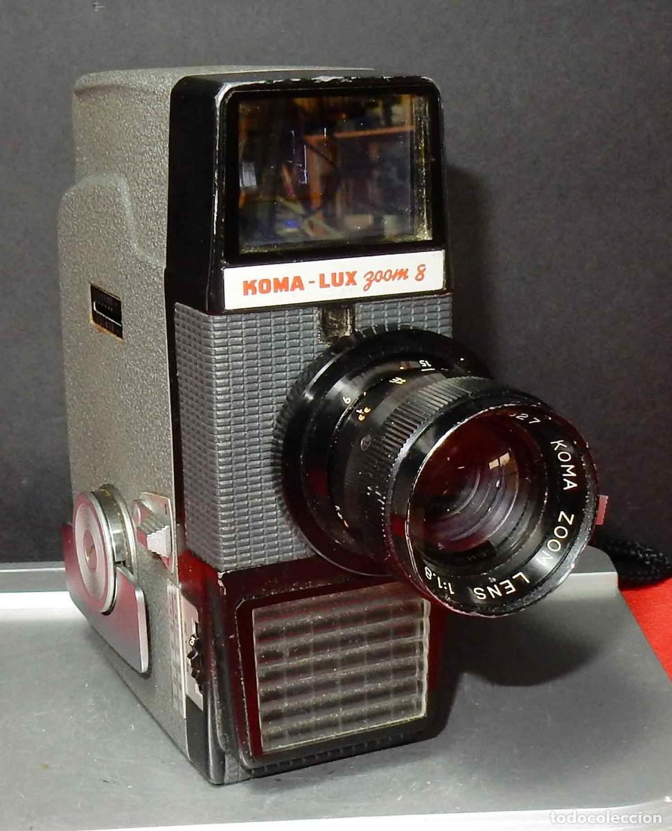 Antig&uuml;edades: C&aacute;mara KOMA-LUX zoom - de 8 mm - funciona - funda - Foto 1