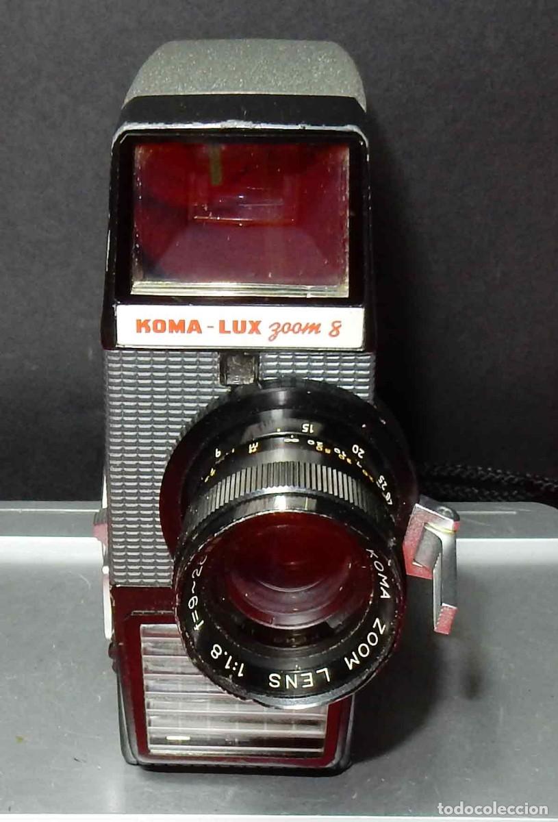 Antig&uuml;edades: C&aacute;mara KOMA-LUX zoom - de 8 mm - funciona - funda - Foto 3