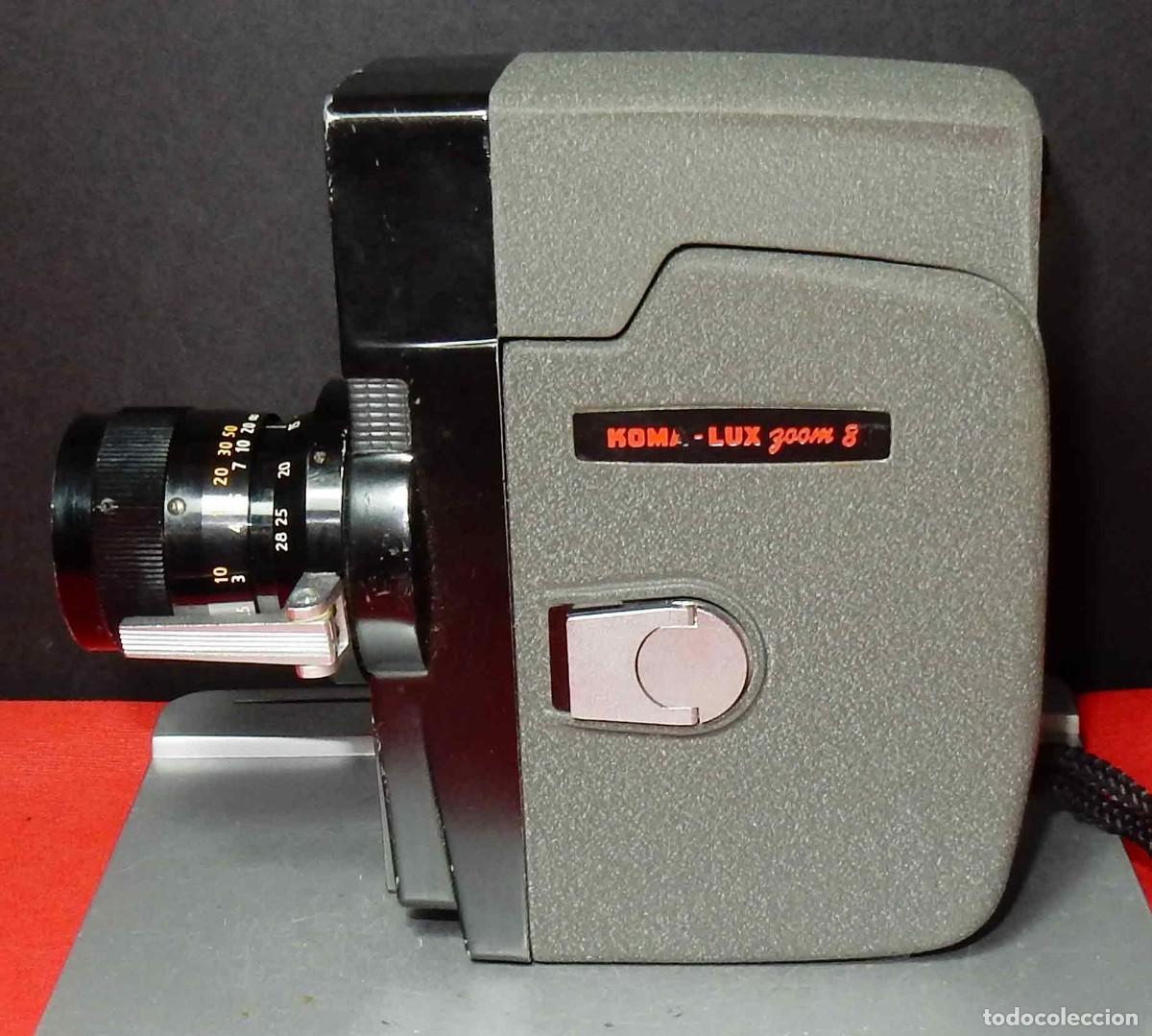 Antig&uuml;edades: C&aacute;mara KOMA-LUX zoom - de 8 mm - funciona - funda - Foto 5