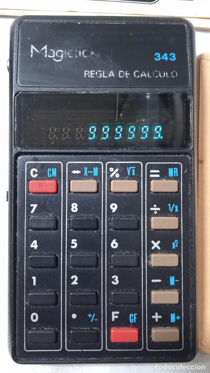 Antig&uuml;edades: Antigua calculadora Magiclick 343. - Foto 2