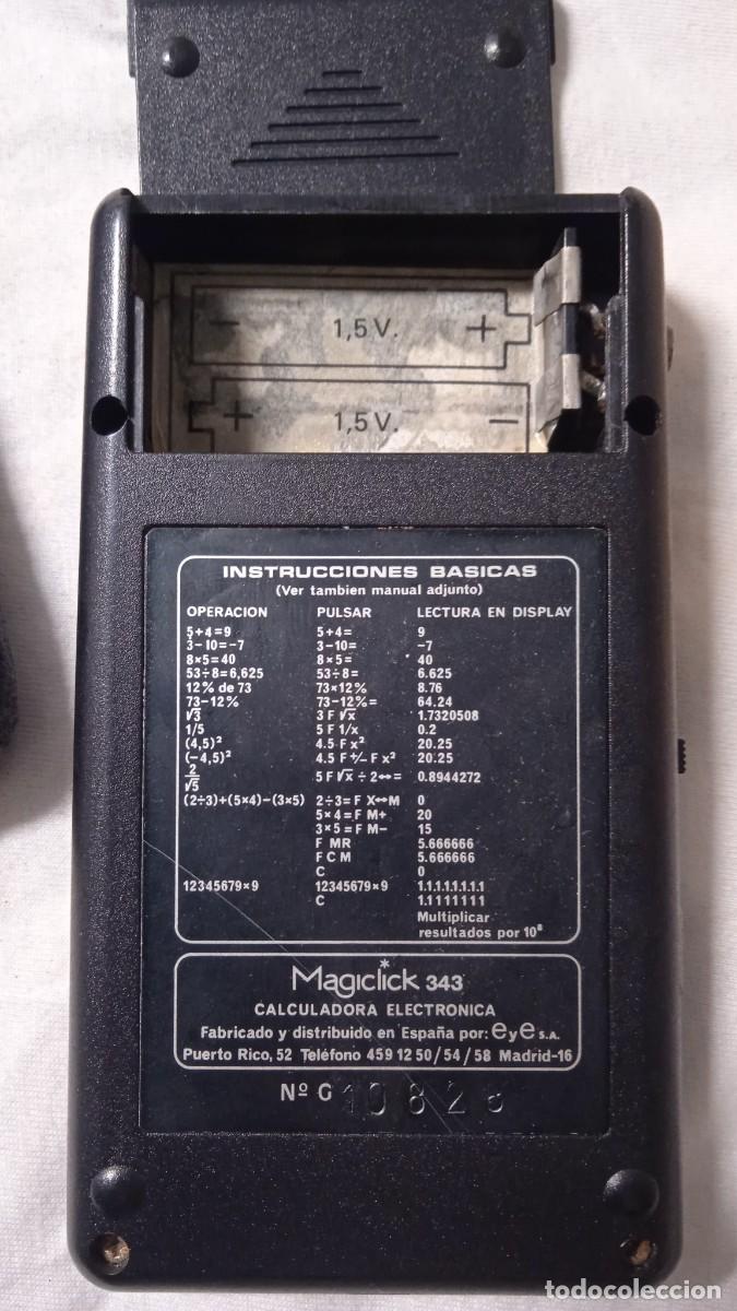 Antig&uuml;edades: Antigua calculadora Magiclick 343. - Foto 5
