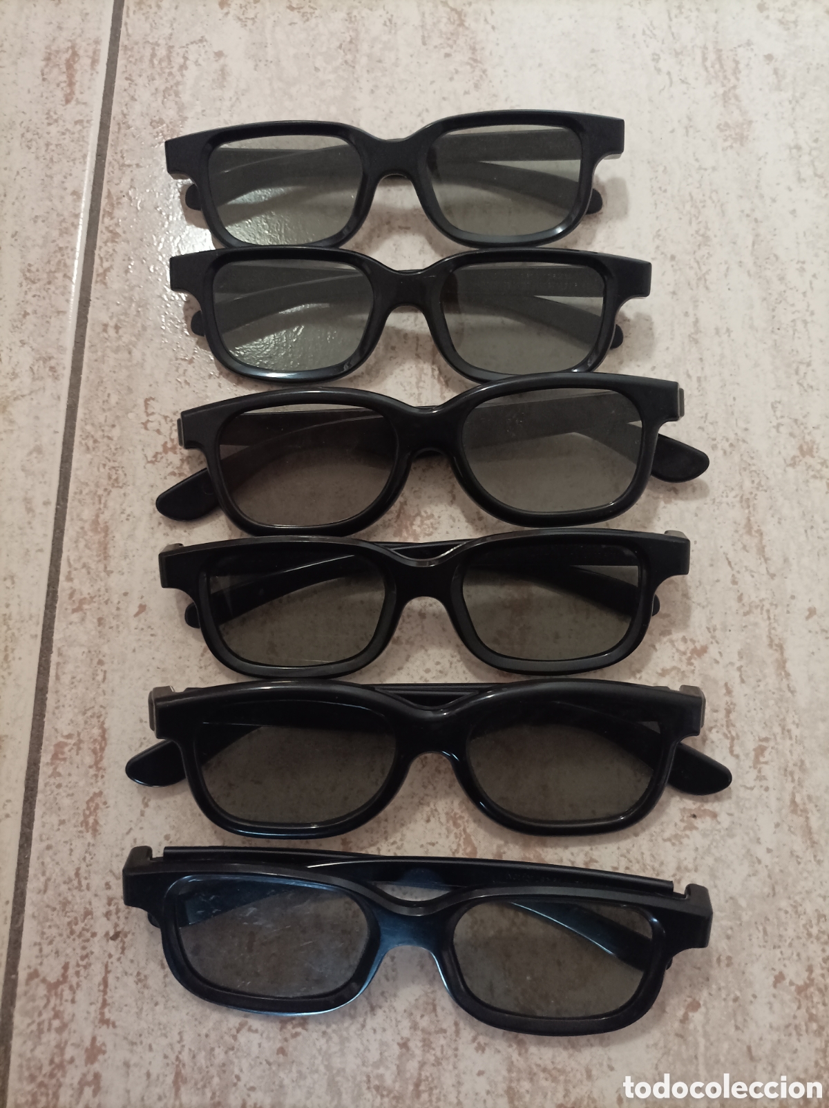Antig&uuml;edades: GAFAS CINE 3D REAL 6 UNIDADES