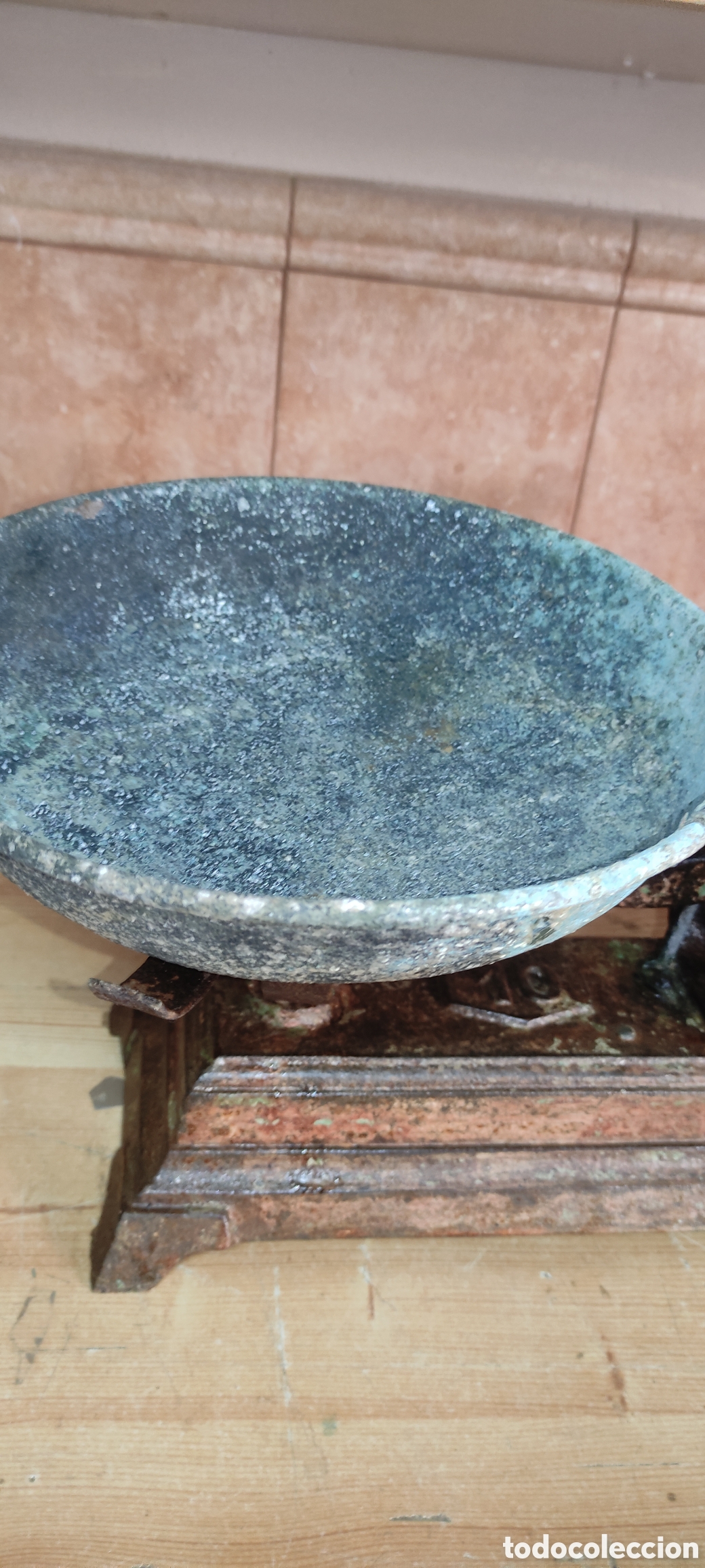 Antig&uuml;edades: Antigua bascula / balanza 10 kg - Foto 5