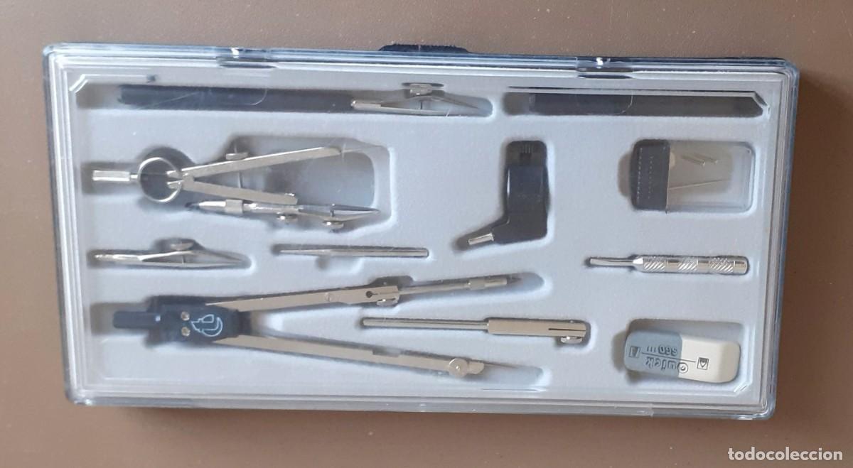 Antig&uuml;edades: Caja compases Marca T - Foto 2