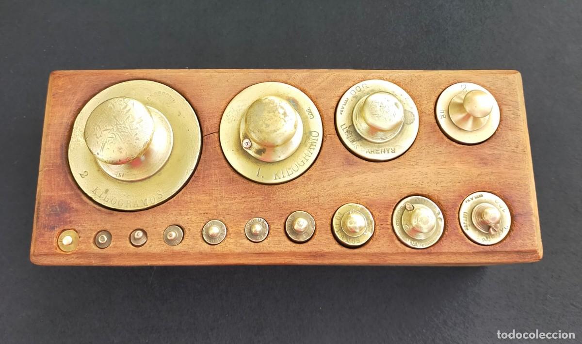 Antig&uuml;edades: Balanza Lletj&oacute;s con juego de pesas - Foto 8
