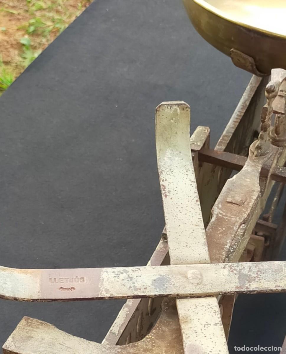 Antig&uuml;edades: Balanza Lletj&oacute;s con juego de pesas - Foto 4