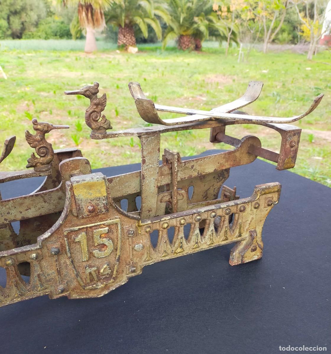 Antig&uuml;edades: Balanza Lletj&oacute;s con juego de pesas - Foto 11