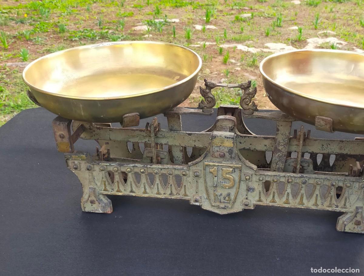 Antig&uuml;edades: Balanza Lletj&oacute;s con juego de pesas - Foto 13