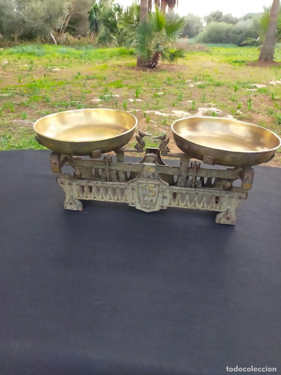 Antig&uuml;edades: Balanza Lletj&oacute;s con juego de pesas - Foto 22