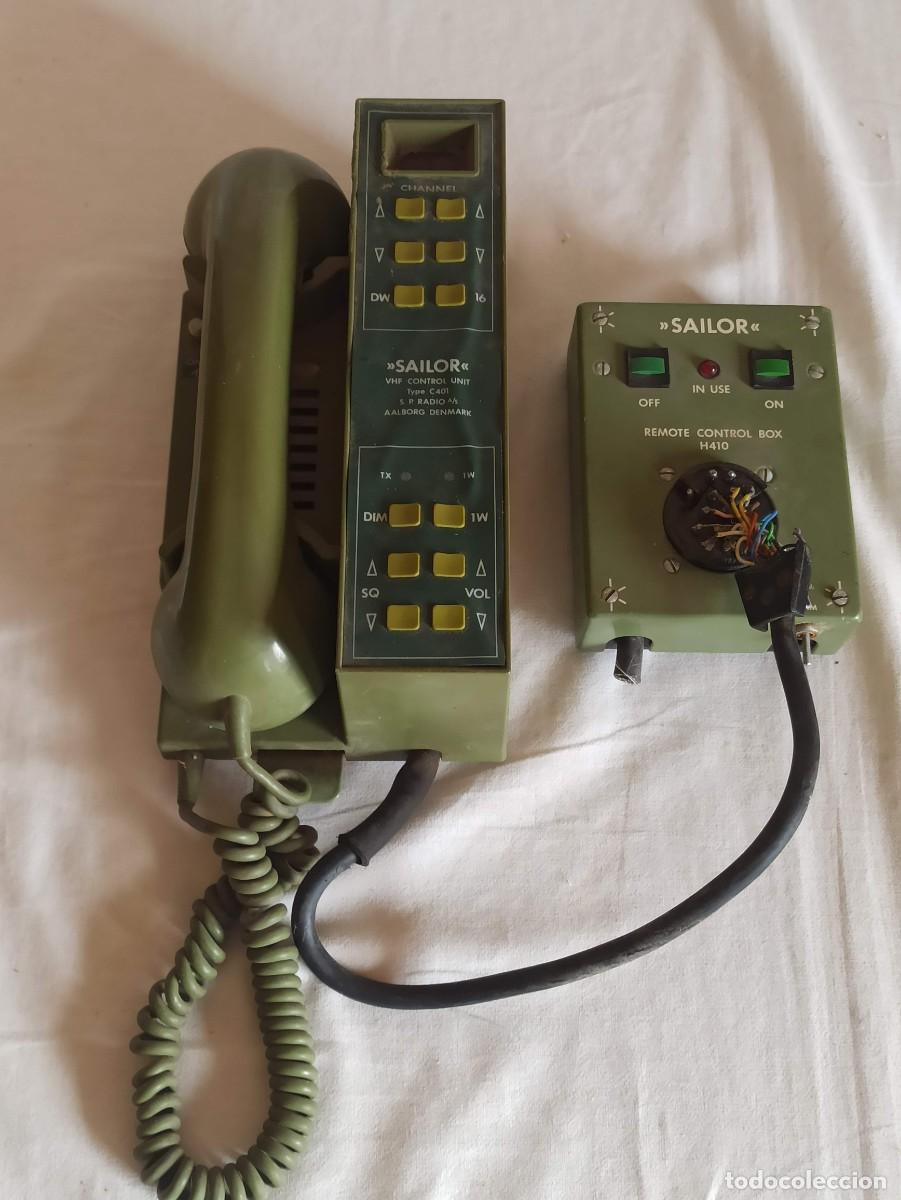 Antig&uuml;edades: Telefono marino de barco Sailor - Foto 1
