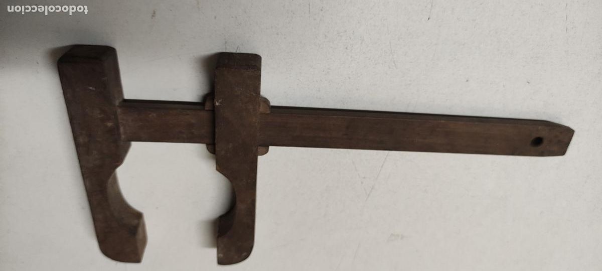 Antig&uuml;edades: ANTIGUO SARGENTO PEQUE&Ntilde;O DE MADERA - Foto 3