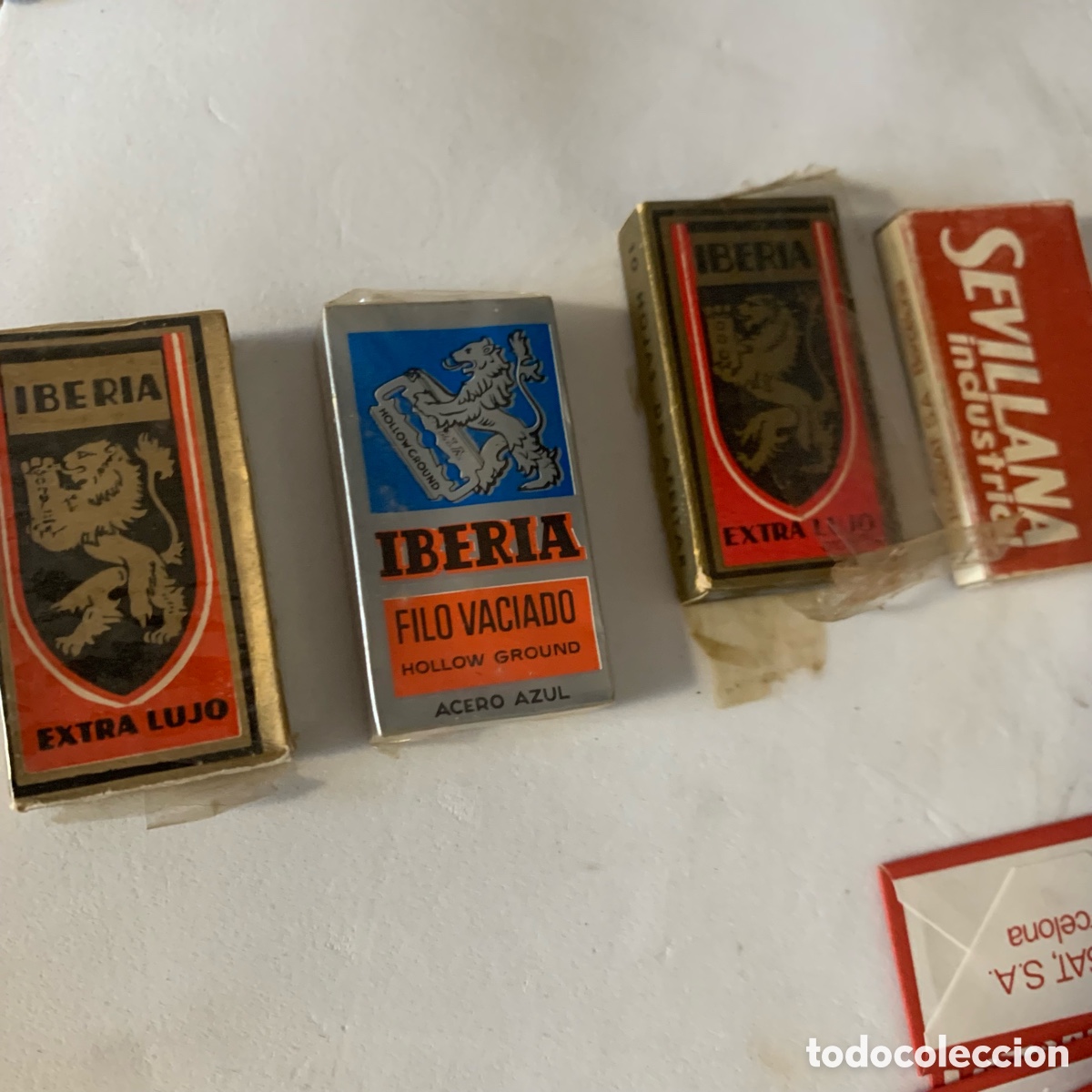 Antig&uuml;edades: Lote hojas de afeitar antiguas - Foto 2