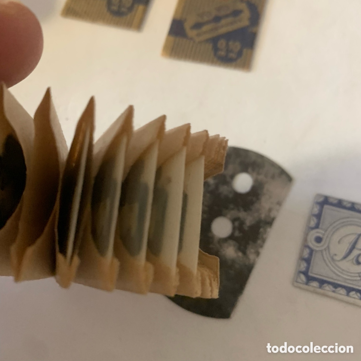 Antig&uuml;edades: Lote hojas de afeitar antiguas - Foto 5