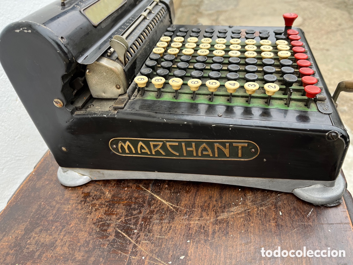 Antig&uuml;edades: Calculadora Mec&aacute;nica Marchant - Foto 3