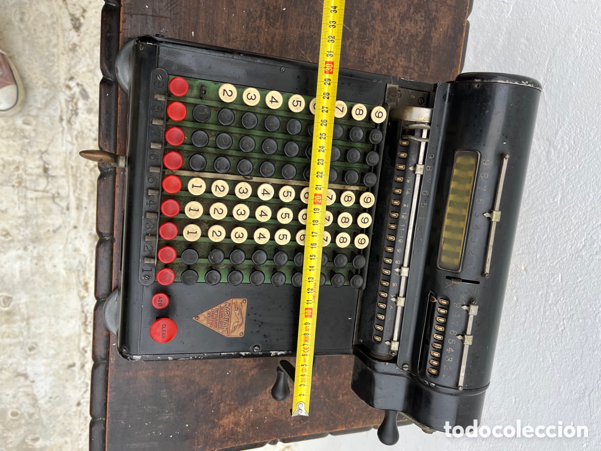 Antig&uuml;edades: Calculadora Mec&aacute;nica Marchant - Foto 6