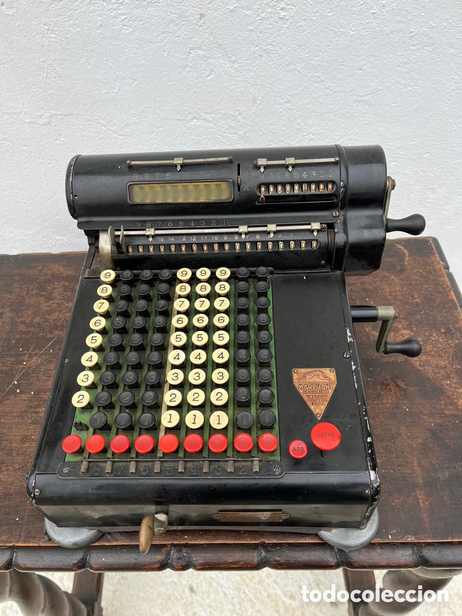 Antig&uuml;edades: Calculadora Mec&aacute;nica Marchant - Foto 1