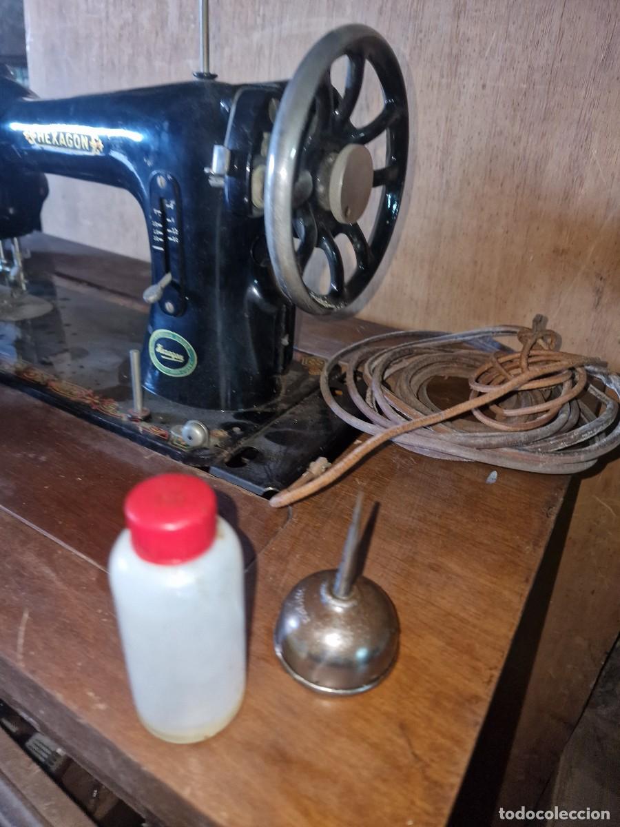 Antig&uuml;edades: MAQUINA COSER HEXAGON SINGER - Foto 5